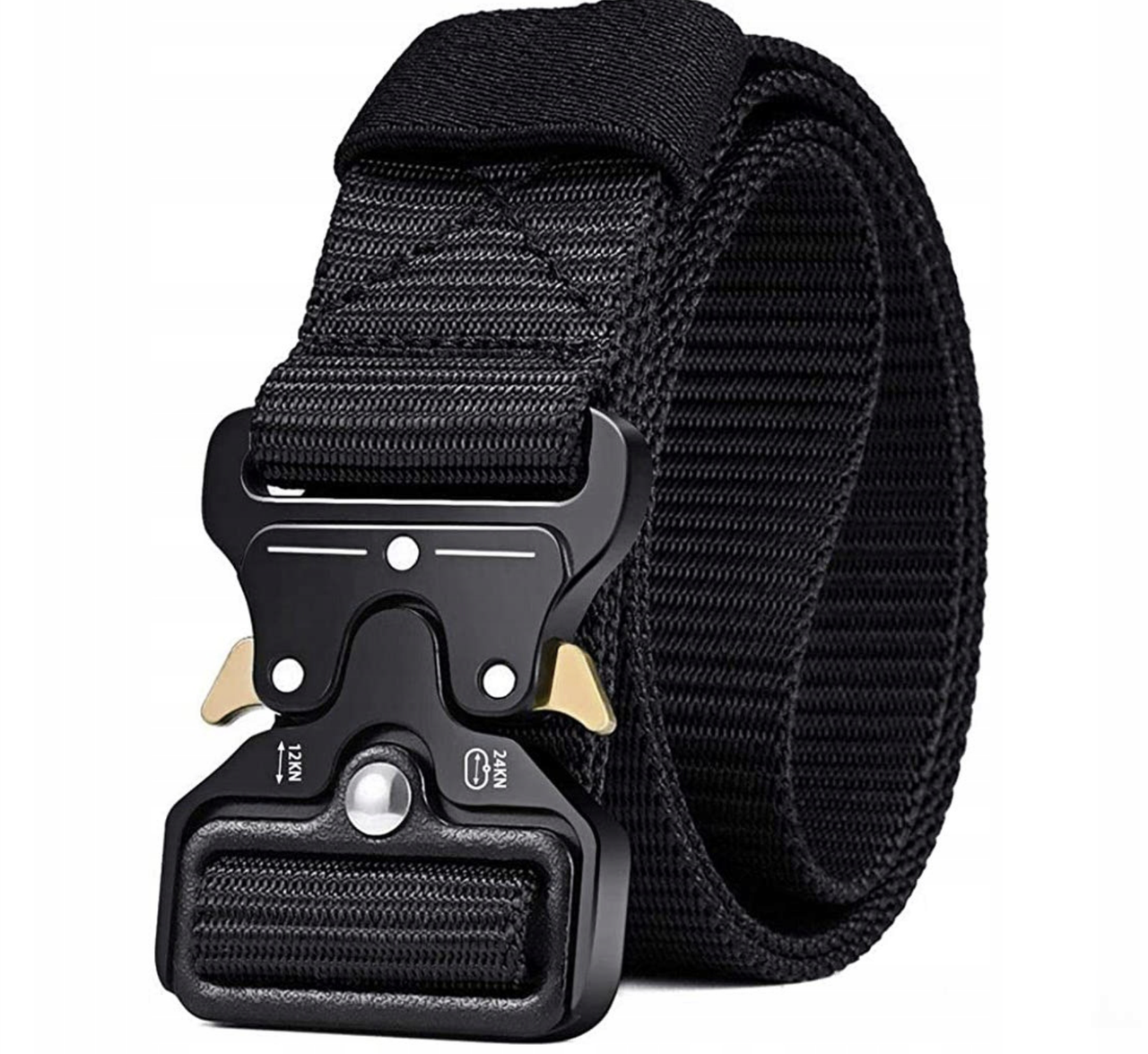 Ремень-пояс с металлической пряжкой Cobra Черный (712)