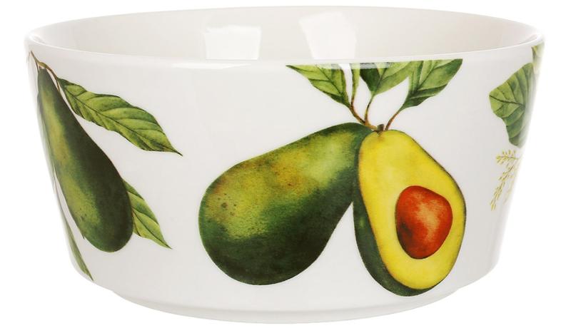 Набір порцелянових піал Avocado Garden 750 мл 6 шт.