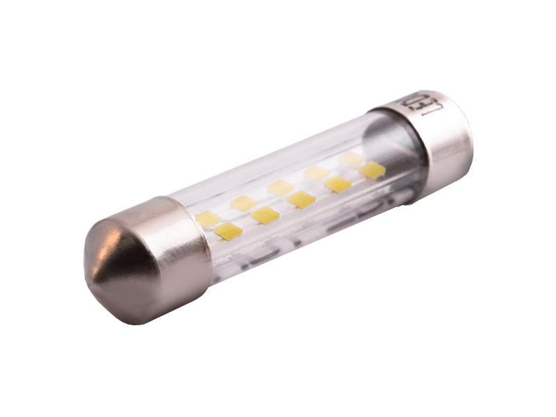 Автолампа світлодіодна C5W SV8,5 12 В 42 мм SMD1515-10led Білий (2179)