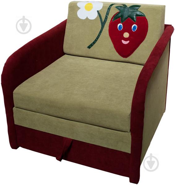 Диван малютка Ribeka Клубничка Бордовый (03M163)