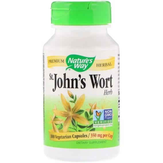 Комплекс для профілактики нервової системи Nature's Way St. John's Wort Herb 350 мг 100 Veg Caps (NWY17300)