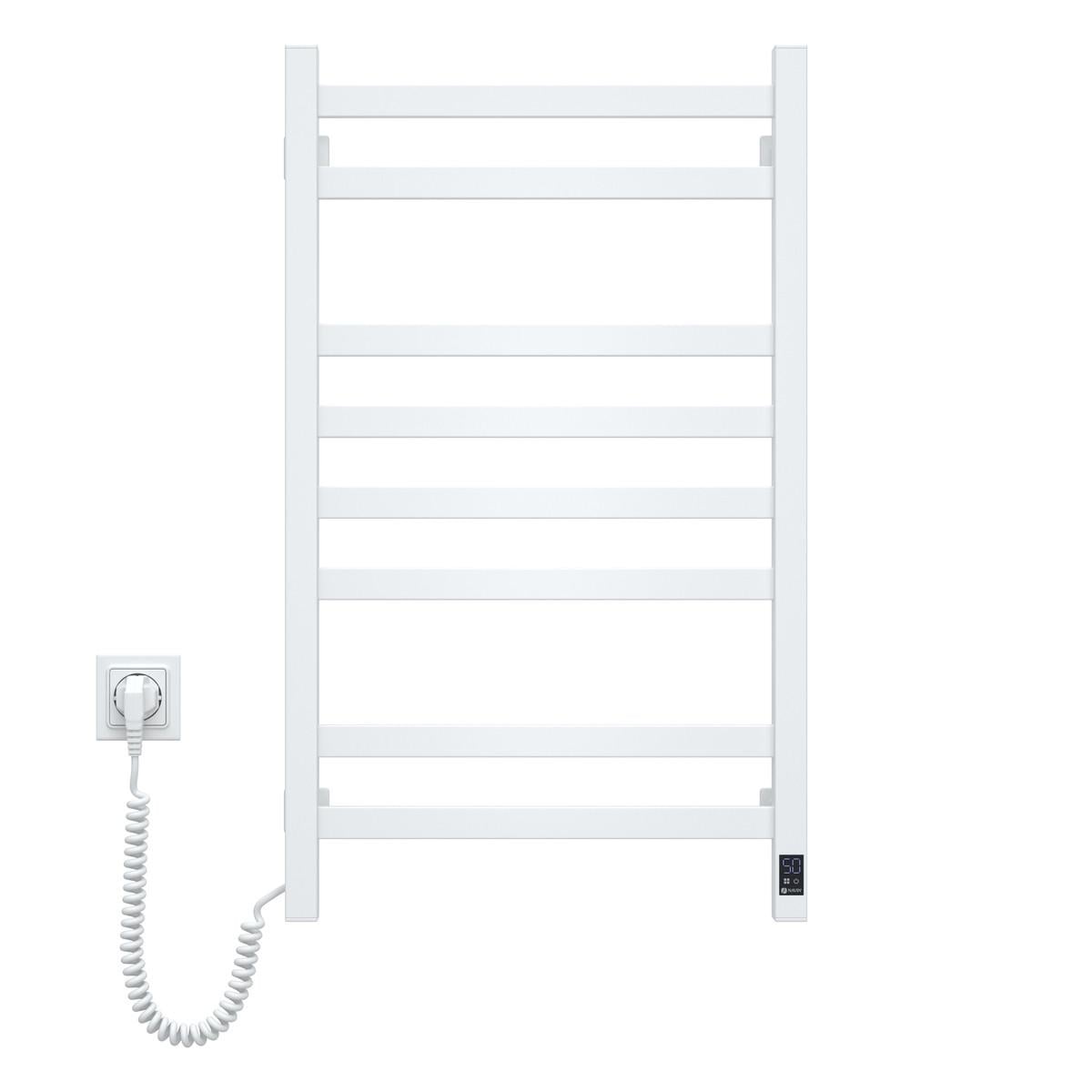 Полотенцесушитель электрический NAVIN Авангард Sensor левосторонний с таймером 480х800 мм Белый (2926375951) Полотенцесушитель электрический NAVIN Авангард Sensor левосторонний с таймером 480х800 мм Белый (2926375951)