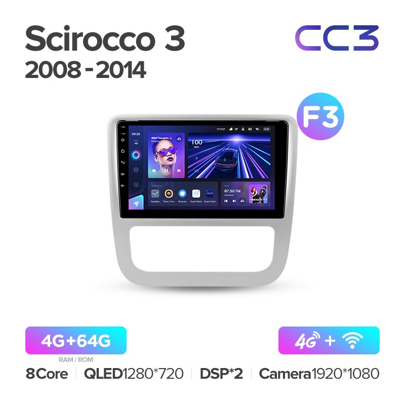 Автомагнитола штатная Teyes CC3 для Volkswagen Passat 7 B7 2015-2018 Android C3 4+64G Wi-Fi+4G вариант F1 (1739879374) - фото 7 Автомагнитола штатная Teyes CC3 для Volkswagen Passat 7 B7 2015-2018 Android C3 4+64G Wi-Fi+4G вариант F1 (1739879374) - фото 7