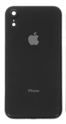 Стекло корпуса iPhone XR с рамкой камеры Black (P506)