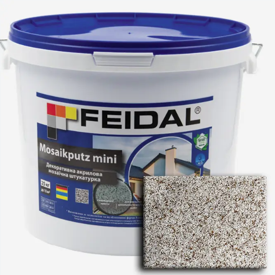 Декоративна штукатурка акрилова Feidal Mosaikputz mini А24 мозаїчна 25 кг (27582025)
