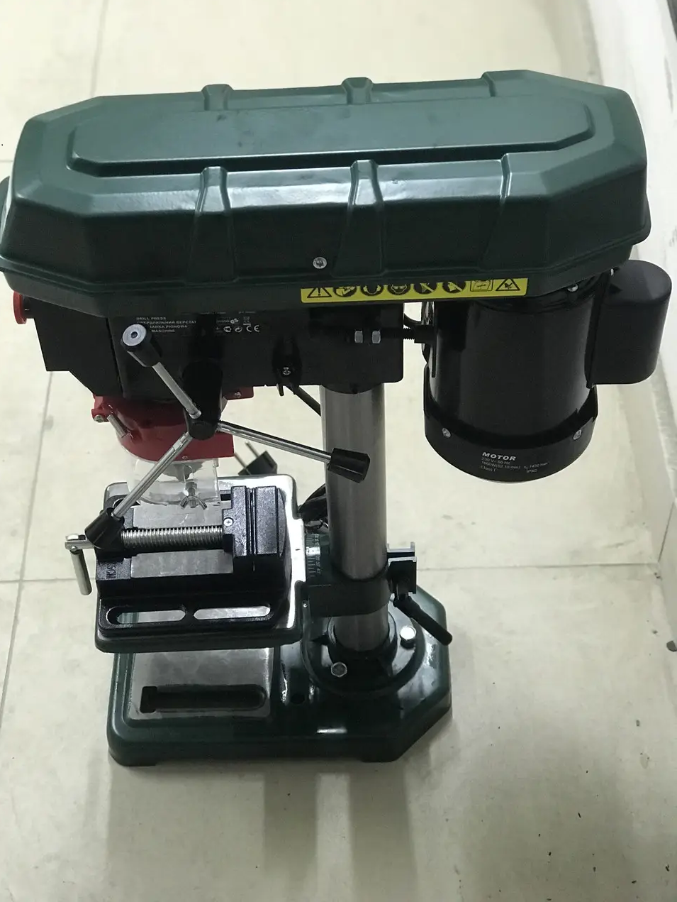 Сверлильный станок TIREX TRDP16 1600W и металлический шкив - фото 3