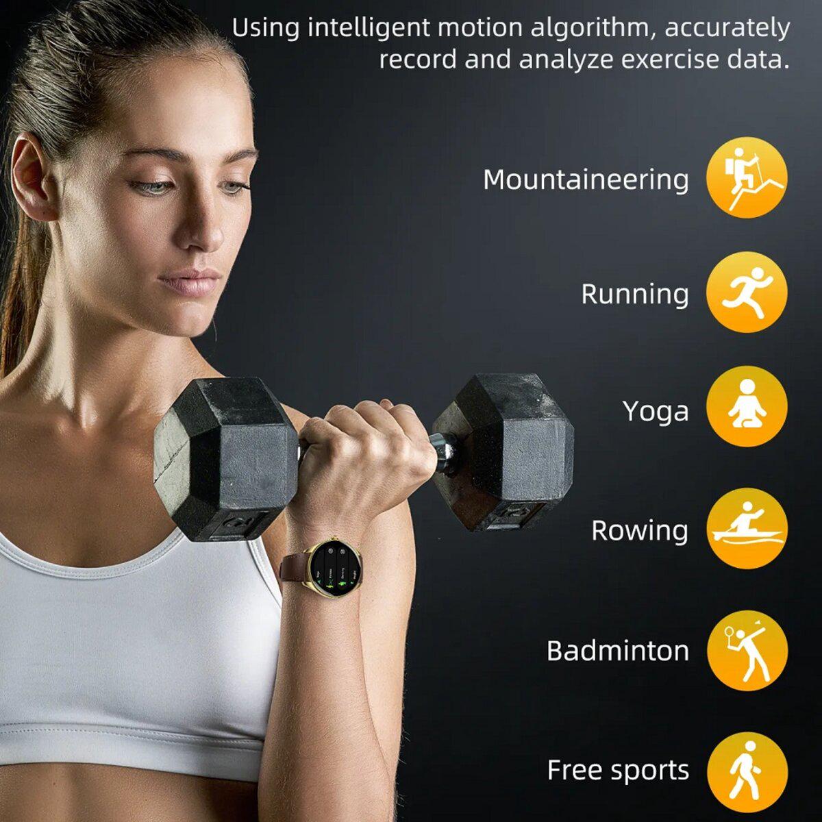 Смарт-годинник Hoco Y22 AMOLED Smart sport watch call version 1,43" 200 mAh BT5.3 Silver (6942007628990) - фото 6 Смарт-годинник Hoco Y22 AMOLED Smart sport watch call version 1,43" 200 mAh BT5.3 Silver (6942007628990) - фото 6