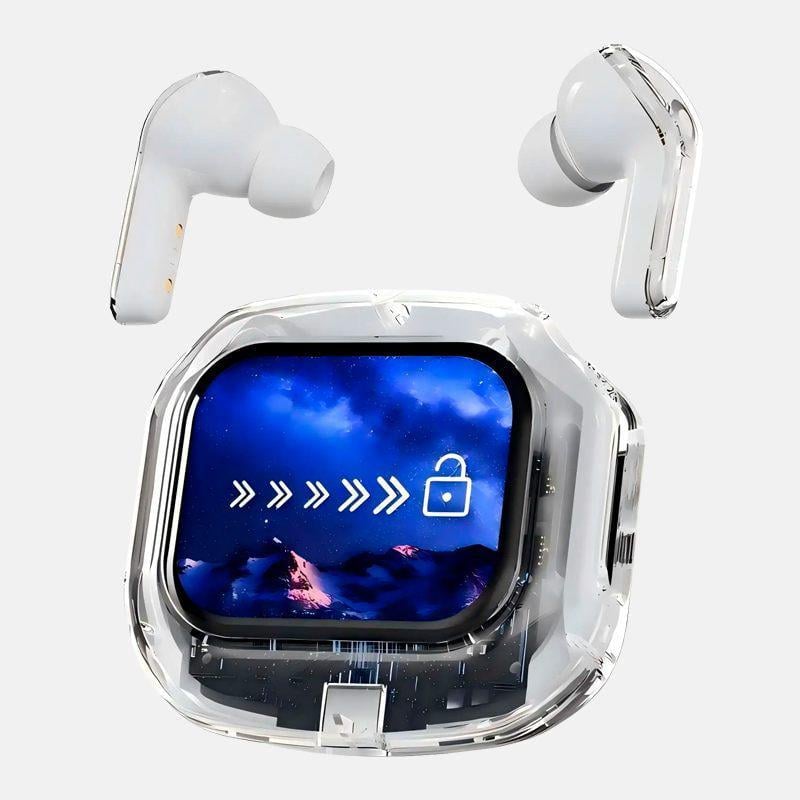 Наушники беспроводные TWS Air Maх Bluetooth с LED дисплеем White