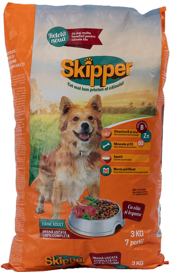 Корм сухий для собак Skipper Яловичина та овочі 3 кг (5948308003505)