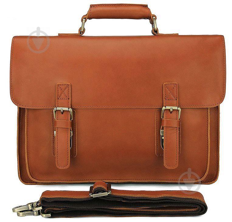 Кожаный портфель матовый Vintage 14937 Коричневый Кожаный портфель матовый Vintage 14937 Коричневый