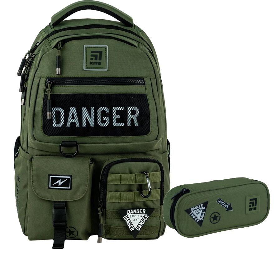 Рюкзак шкільний підлітковий Kite Education teens з пеналом (202782)