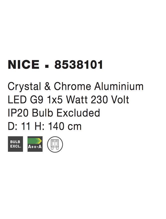 Подвесной светильник Nova Luce Nice (8538101) - фото 4 Подвесной светильник Nova Luce Nice (8538101) - фото 4