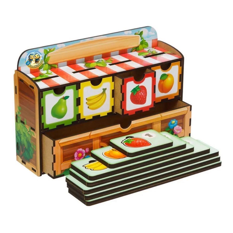 Іграшка дитяча дерев'яна Ubumblebees PSD070 Рахунок-2