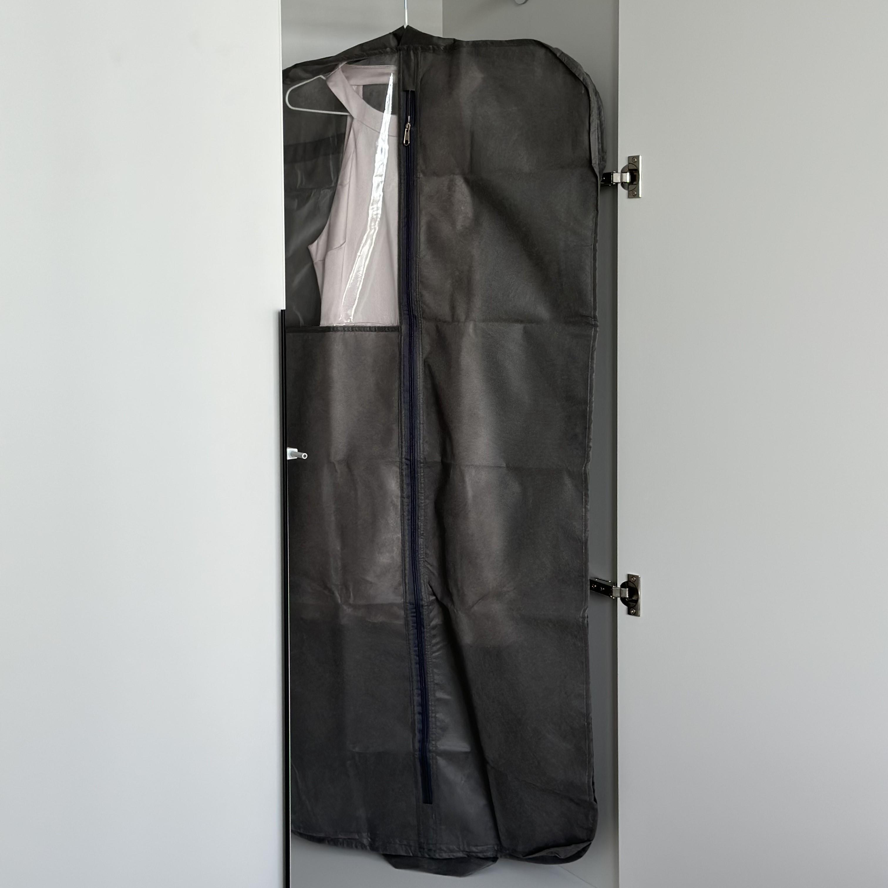 Чехол с бортом для объемной одежды 120 см Серый (Hch-120*8-gr) - фото 1