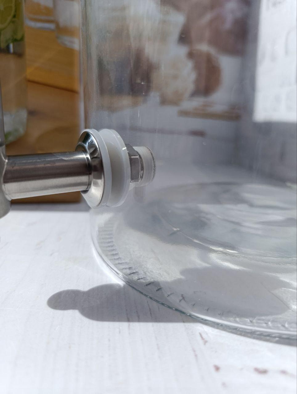 Лимонадник SNT 9038-6 скляний з бамбуковою кришкою 5 л Прозорий (9038-6) - фото 3 Лимонадник SNT 9038-6 скляний з бамбуковою кришкою 5 л Прозорий (9038-6) - фото 3