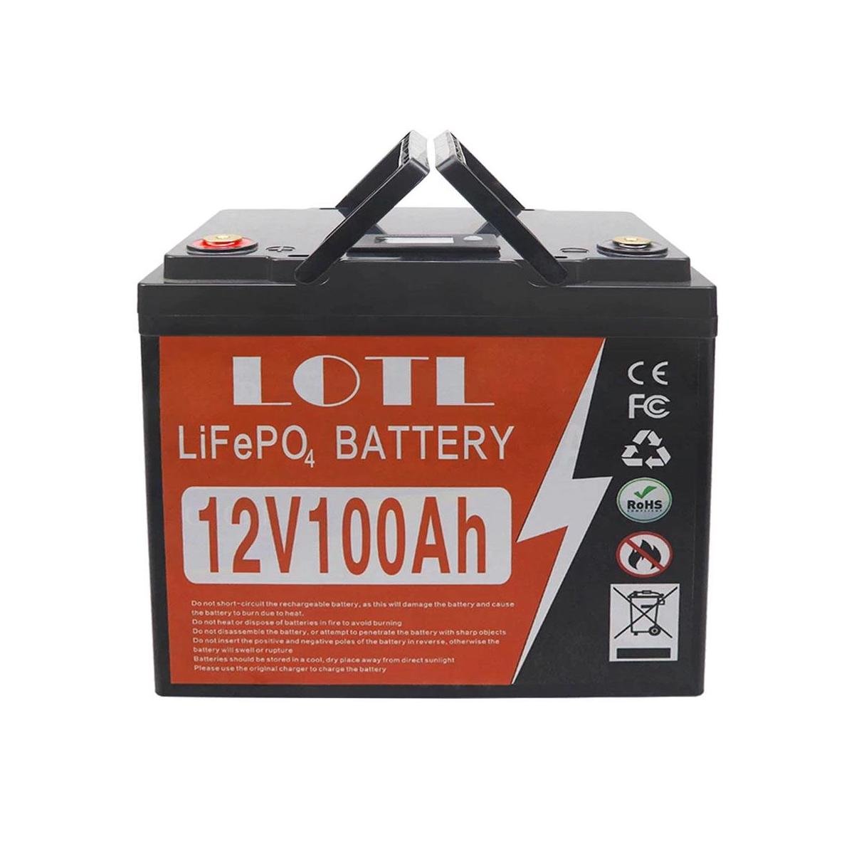 Аккумулятор LifePo4 100Ah 12,8 V с BMS - фото 1