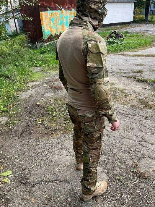 Військова форма убакс та штани з наколінниками/налокітниками M Мультикам (11772546) - фото 5