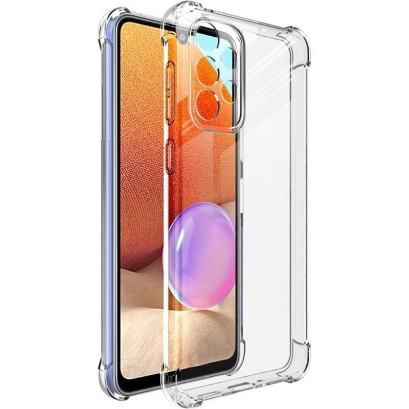 Противоударный TPU чехол GETMAN Ease logo усиленные углы Full Camera для Samsung Galaxy A52 4G / A52 5G / A52s Бесцветный (Прозрачный)