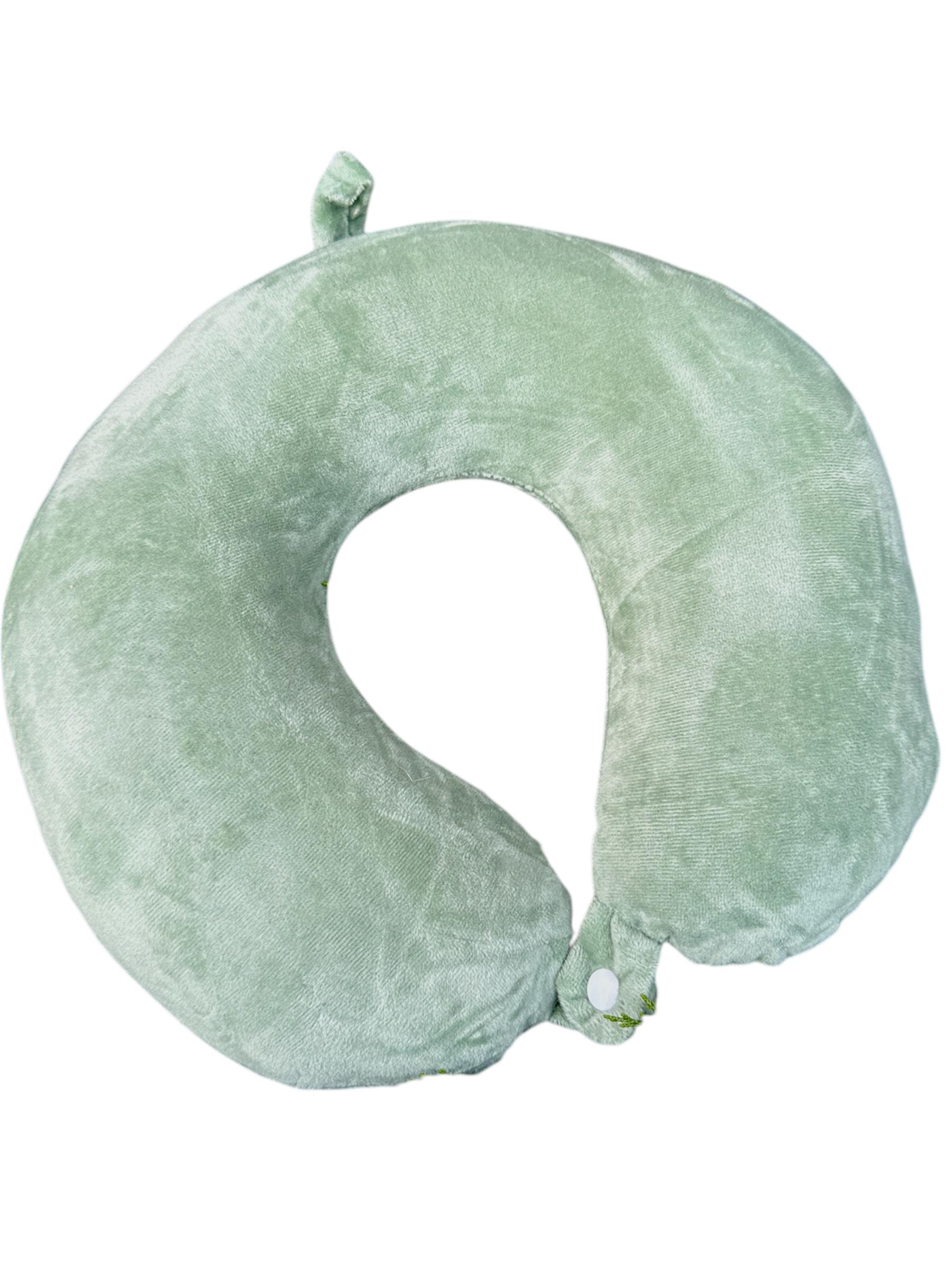 Дорожная подушка подушка для путешествий 29х29х7 см Зеленый (1932)