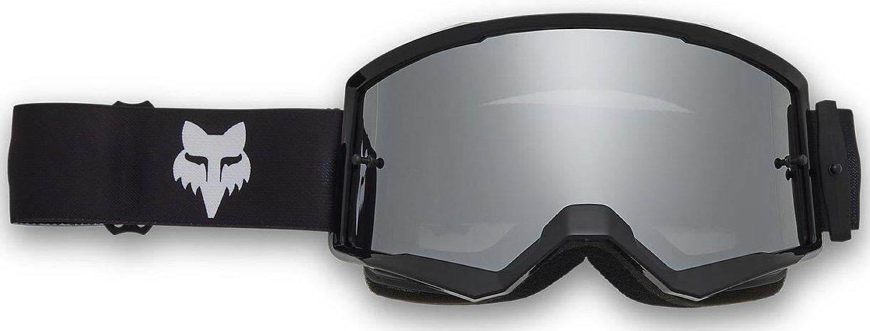 Мотоочки Fox MAIN SPARK Goggle CORE Black/Mirror Silver Lens (46676)