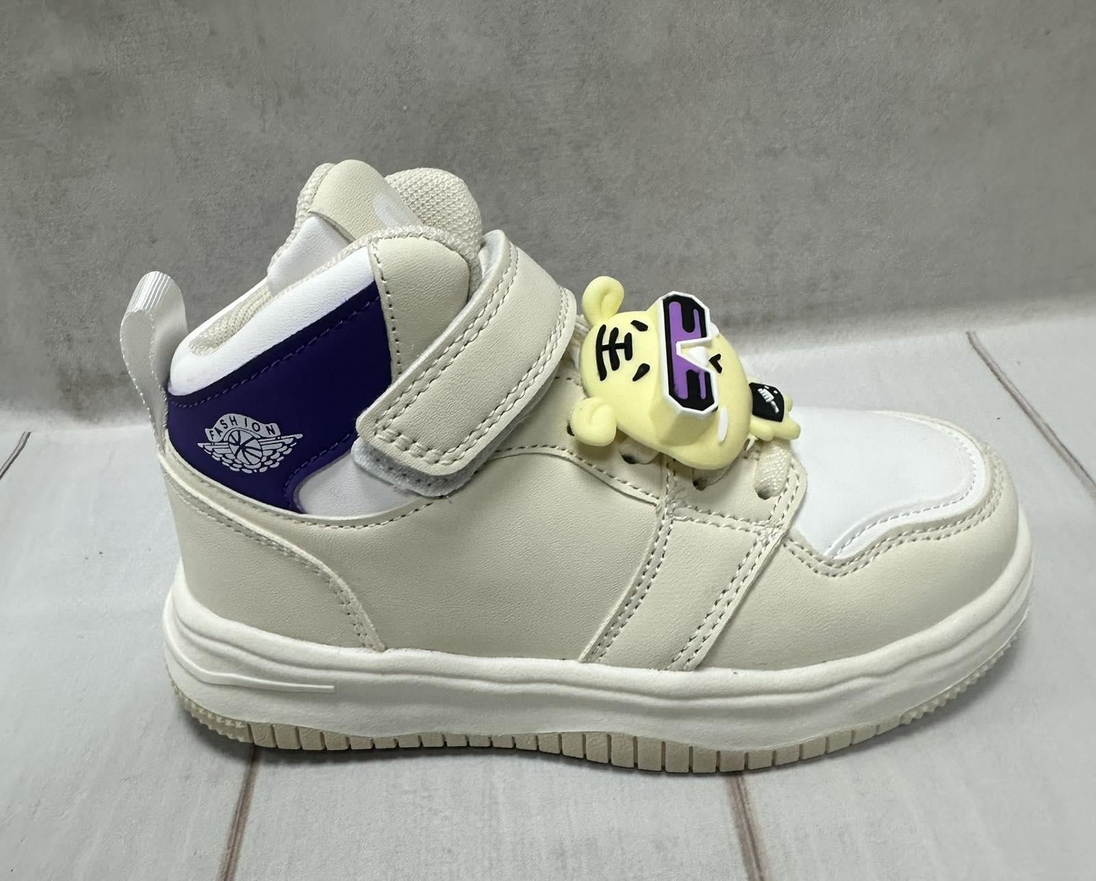 Кросівки-хайтопи дитячі Bessky Аir р. 30 19,7 см Білий/Бежевий