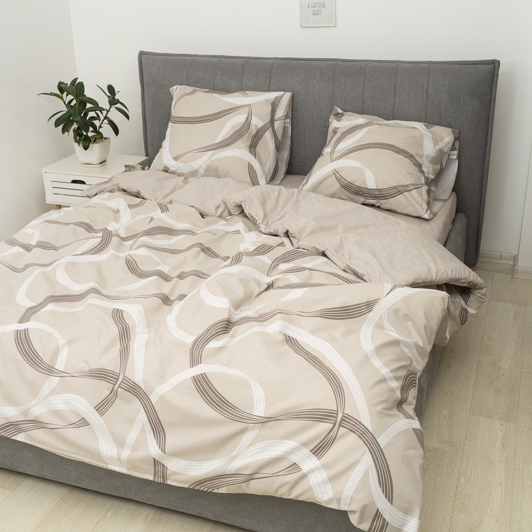 Комплект постільної білизни Viluta ранфорс полуторний (24327) - фото 4 Комплект постільної білизни Viluta ранфорс полуторний (24327) - фото 4