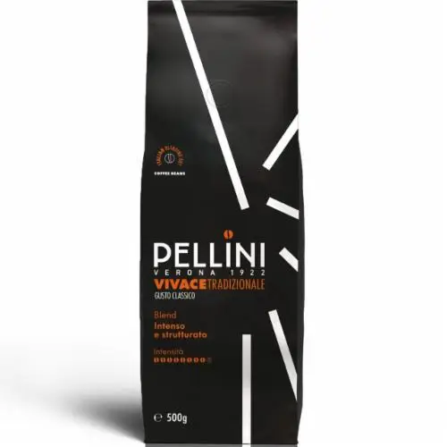 Кава в зернах Pellini Vivace Tradizionale Gusto Classico 500 г Кава в зернах Pellini Vivace Tradizionale Gusto Classico 500 г