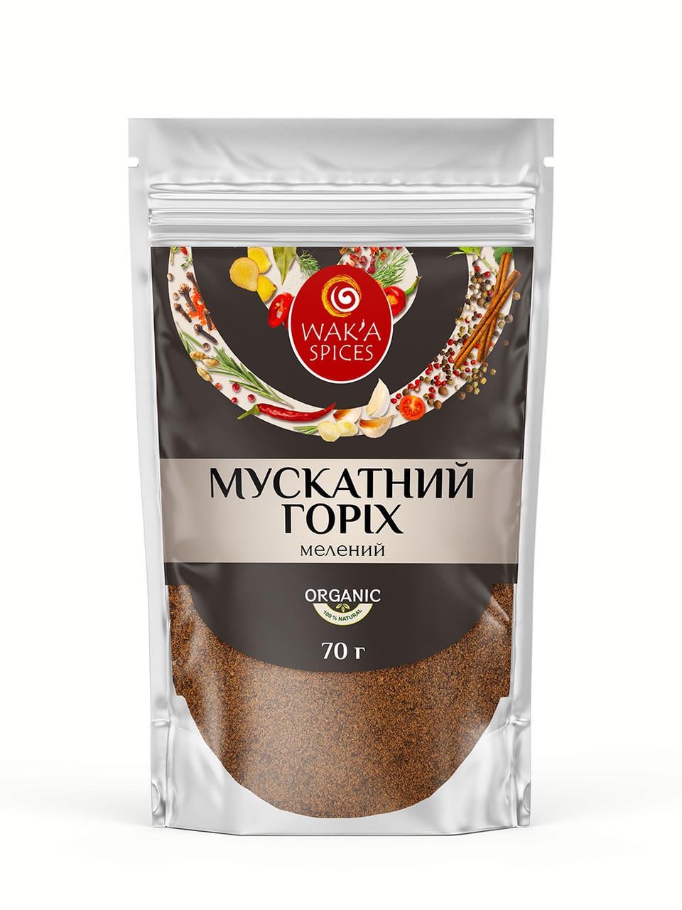 Мускатный орех молотый WAK`A 70 г (2250575904)