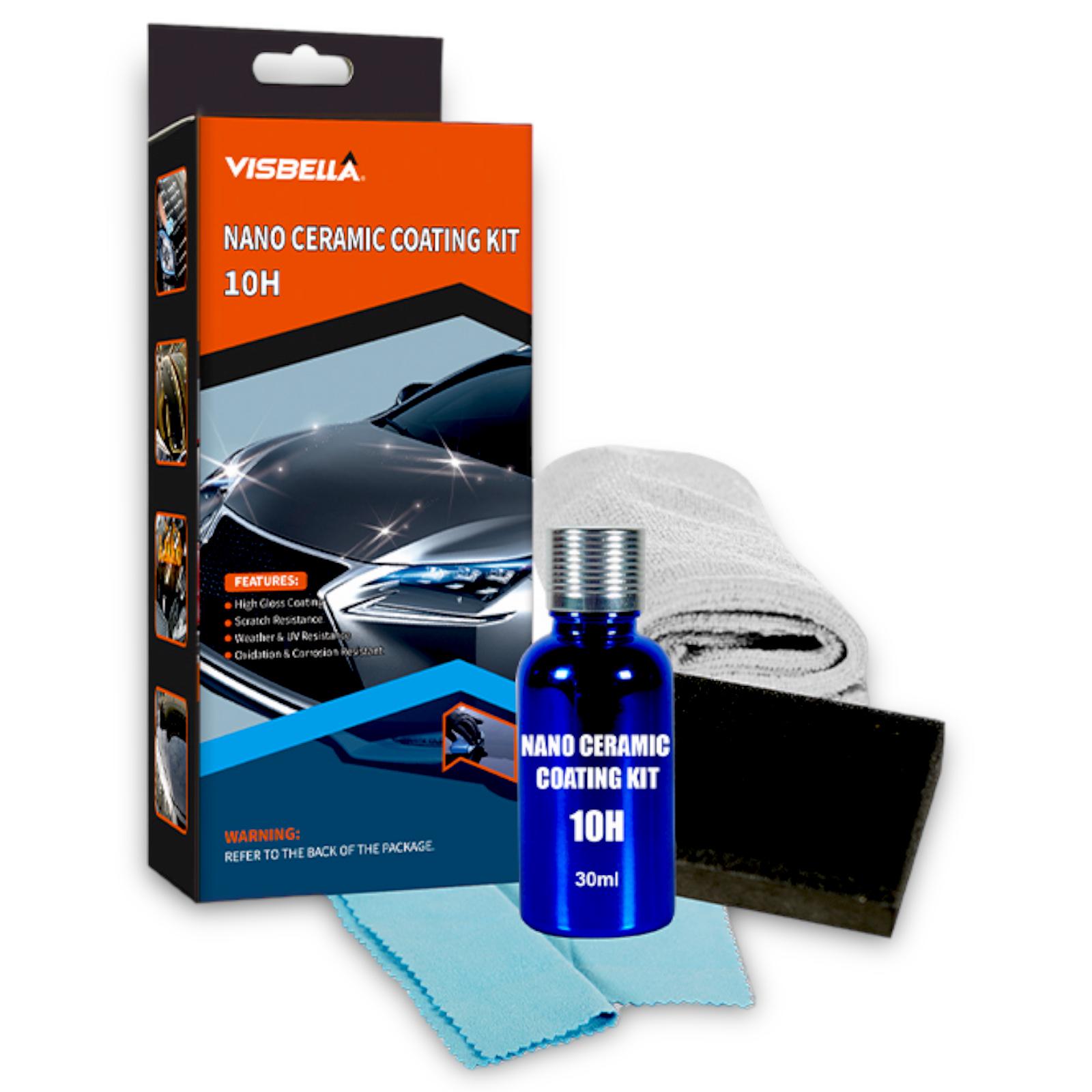 Покриття захисне для ЛКП автомобіля VISBELLA Nano Ceramic Coating Kit 10H керамічне