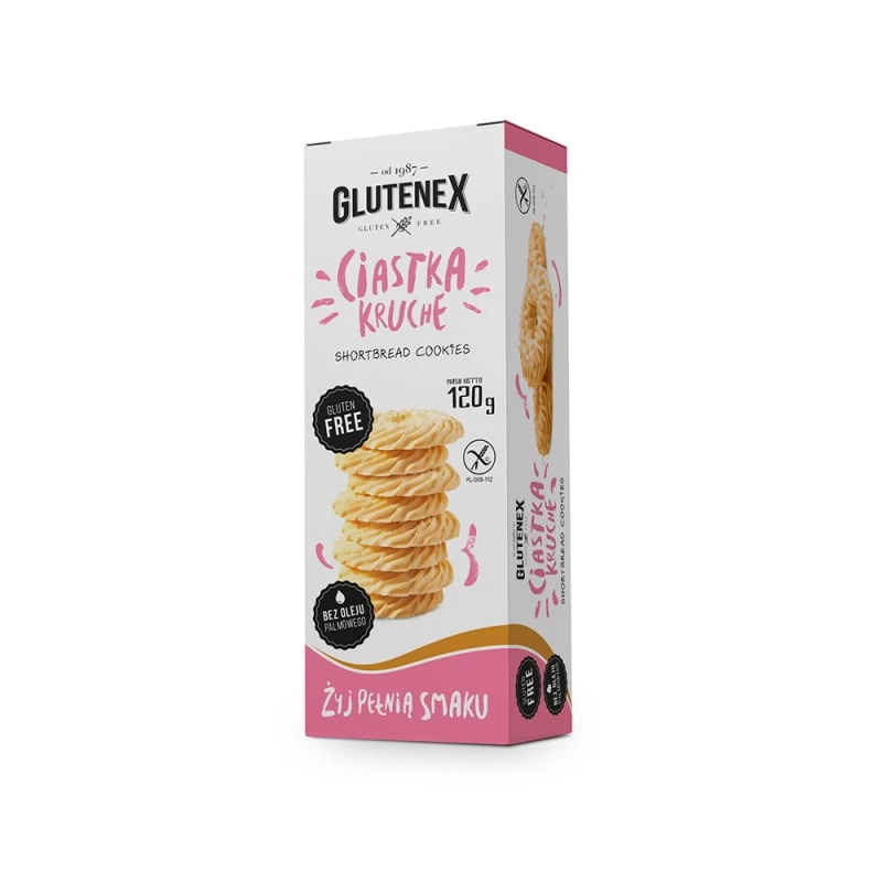 Печенье без глютена песочное Glutenex 120 г (5901866000324)