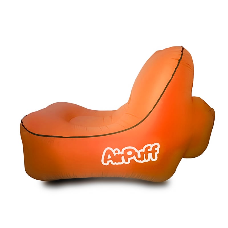 Надувне крісло AirPuff для відпочинку Orange (2784621)