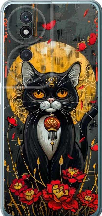 Чехол на Huawei Honor Play 50 Plus China Cat (6134u-3399-42517) Чехол на Huawei Honor Play 50 Plus China Cat (6134u-3399-42517)