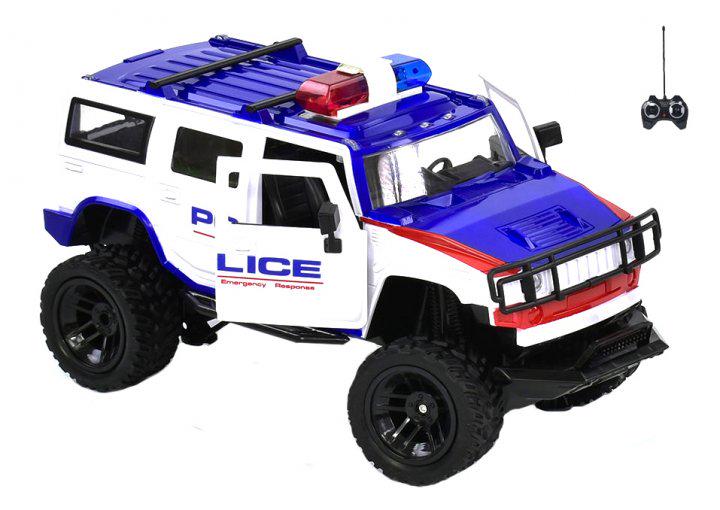 Поліцейська машинка позашляховик радіокерований 666-728А Біло-синій