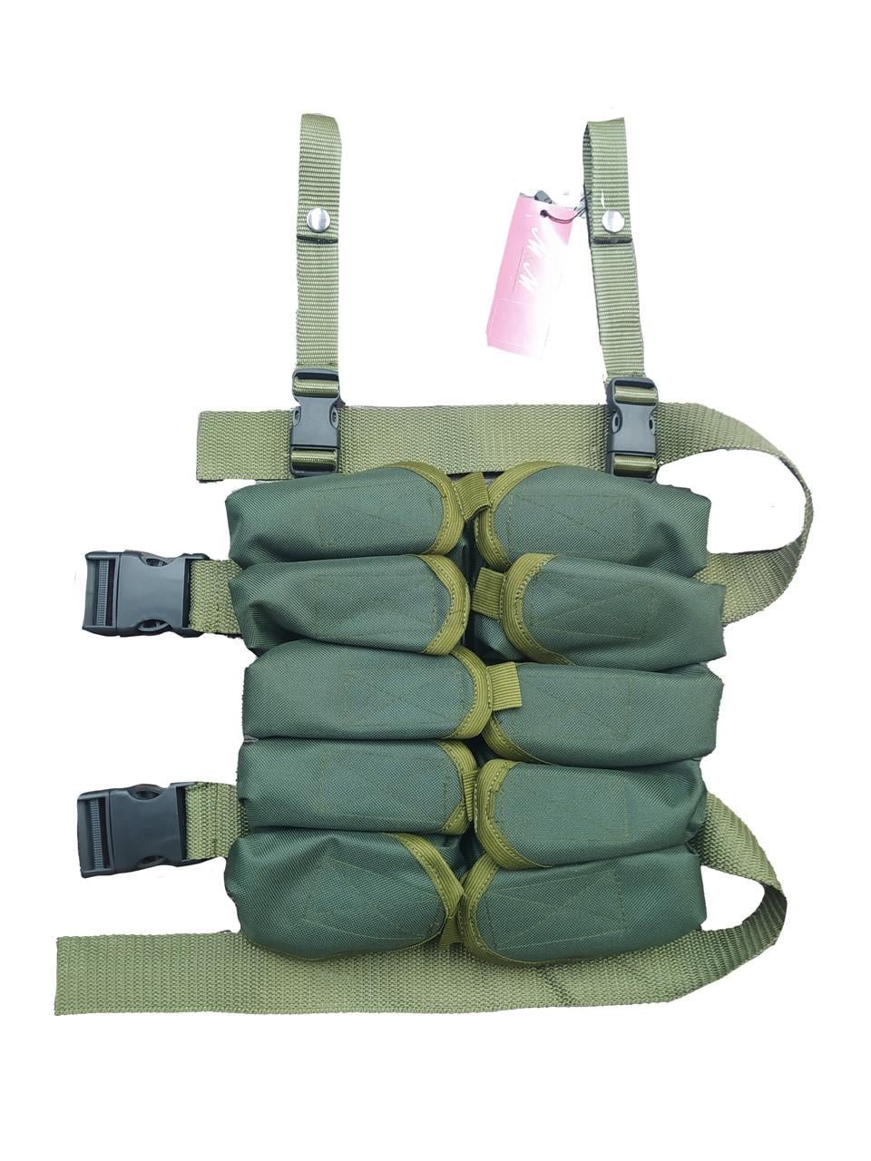 Подсумок М&М для выстрелов ВОГ на ногу Хаки (213346)