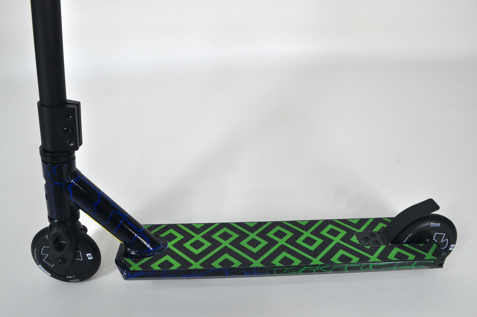 Самокат трюковый Explore Crocco Deluxe с пегами Зеленый - фото 8