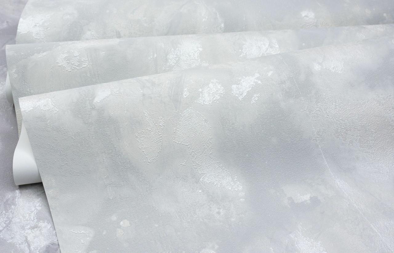 Обои флизелиновые SINTRA Mateo UNI 532300 фон винил горячего тиснения 1,06х10,05 м Серый