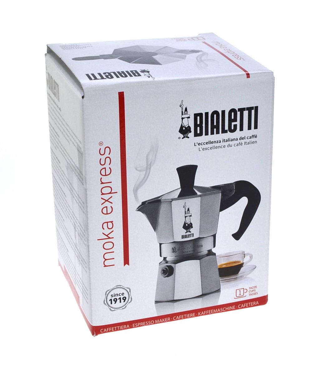 Гейзерна кавоварка Bialetti Moka Express 1 чашка 60 мл - фото 2