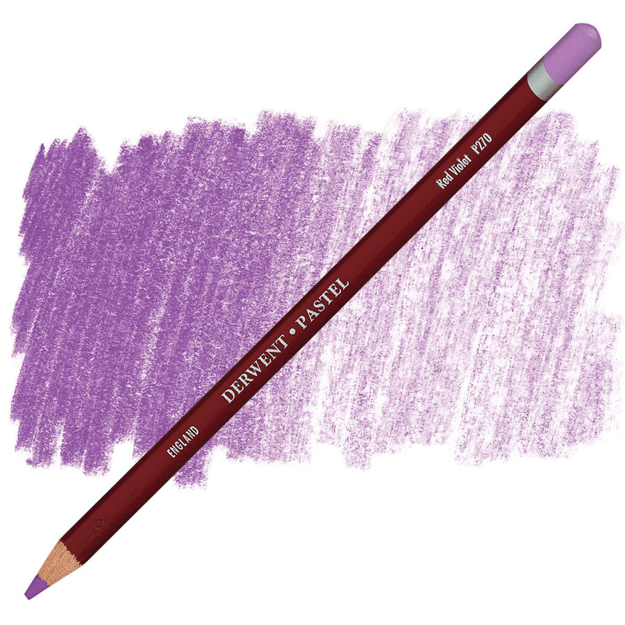 Олівець пастельний Derwent Pastel P270 2300256 6 шт. Червоно-фіолетовий (5028252125475) - фото 1