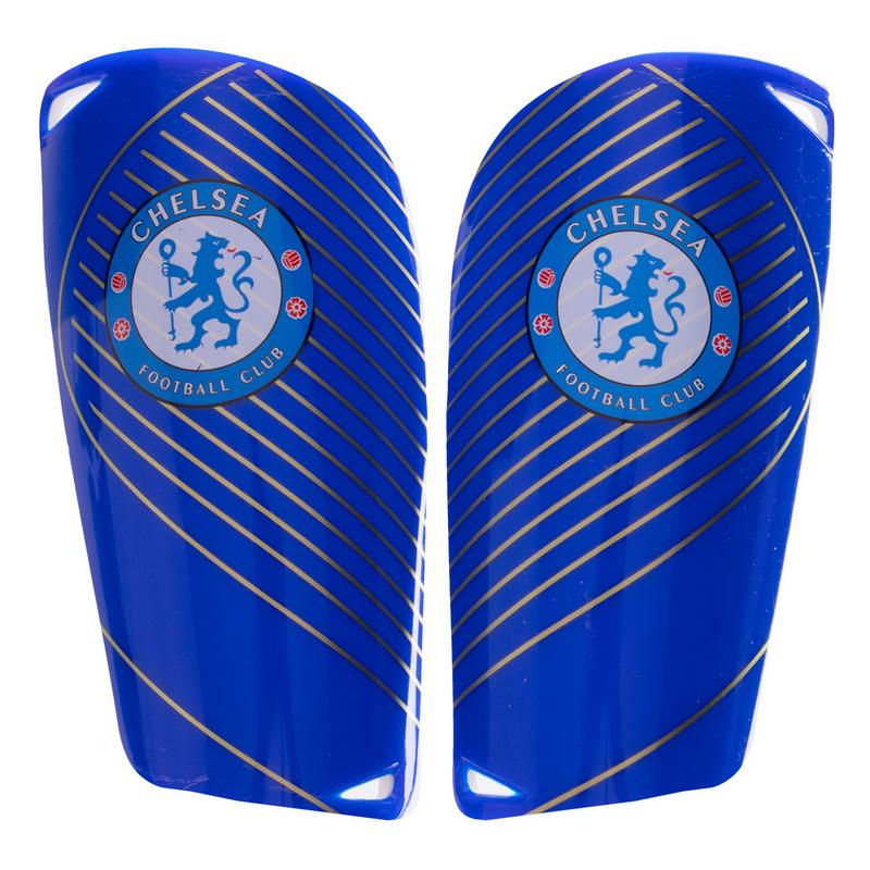 Щитки футбольные Zelart CHELSEA SP-Sport FB-6851 L Синий (DR007260)