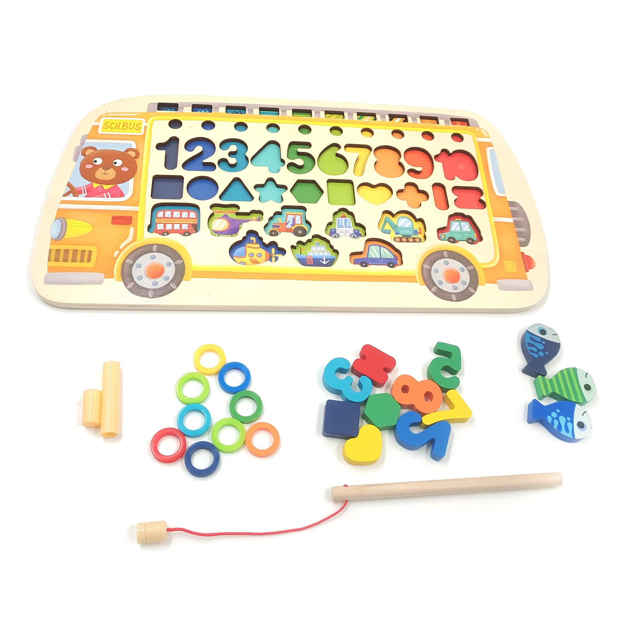 Сортер Fun Game 40 см Математик Різнокольоровий (126255) Сортер Fun Game 40 см Математик Різнокольоровий (126255)