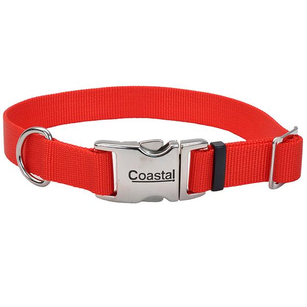 Нашийник для собак Coastal Metal Buckle 2,5х36-51 см (61962_RED20) - фото 1