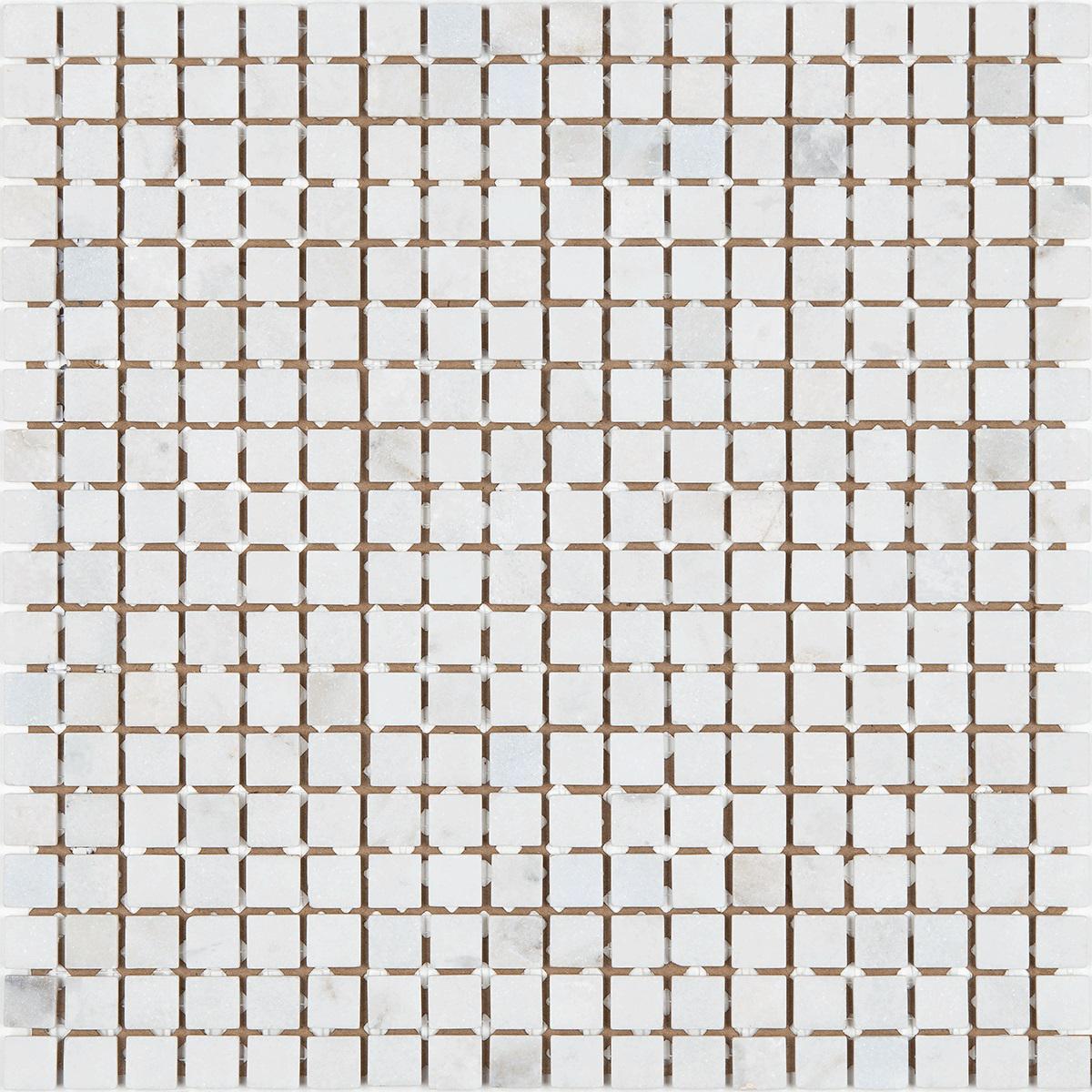Мозаика MOZAICO DE LUX K-MOS CBMS2281M WHITE STONE