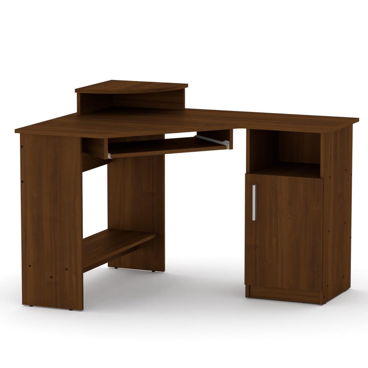 Стол компьютерный МеблиКо СУ-1 120х90х87 см Орех (k-1432-7) - фото 1