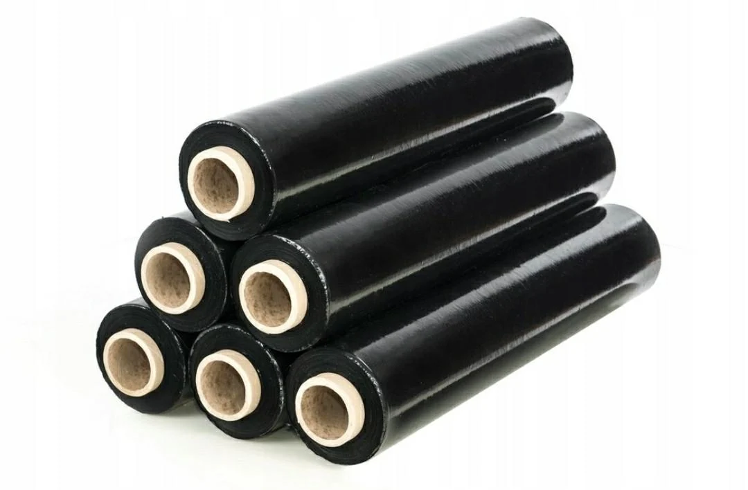 Стретч-плівка первинна 50 см х 350 м 20 мкр 3 кг Чорний