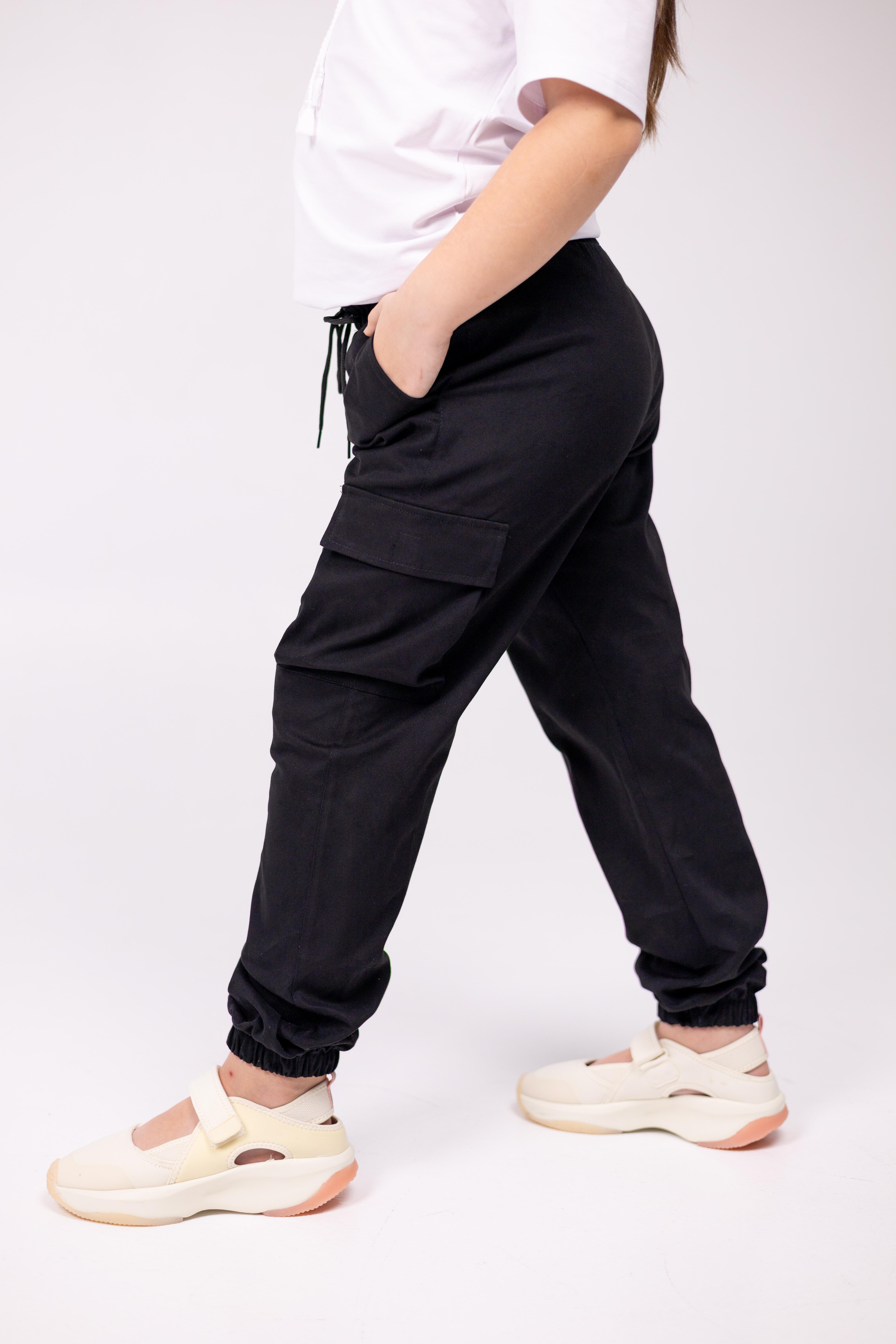 Джогеры детские на девочку демисезонные р. 158 Черный (джЧерный-158д2) - фото 5 Джогеры детские на девочку демисезонные р. 158 Черный (джЧерный-158д2) - фото 5