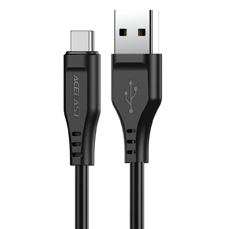 Дата-кабель Acefast C3-04 USB-A to USB-C TPE 1,2 м Black (00000065914_1)