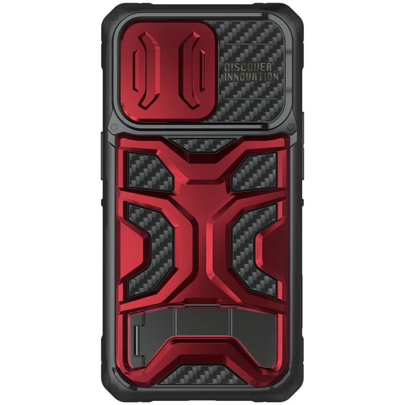 Протиударний TPU+PC чохол Nillkin CamShield Adventurer Pro (шторка на камеру) для Apple iPhone 14 Pro (6.1") Maga Red - фото 2