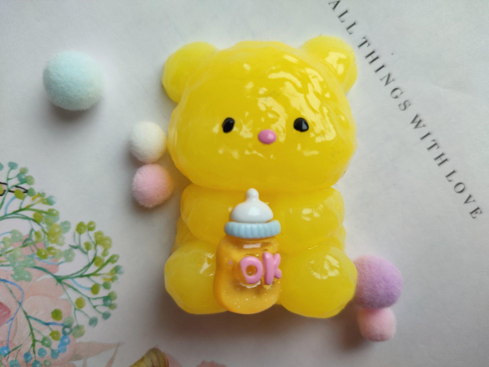 Игрушка-антистерес Сквиши Таба Мишка 6 см Желтый (22837) Игрушка-антистерес Сквиши Таба Мишка 6 см Желтый (22837)