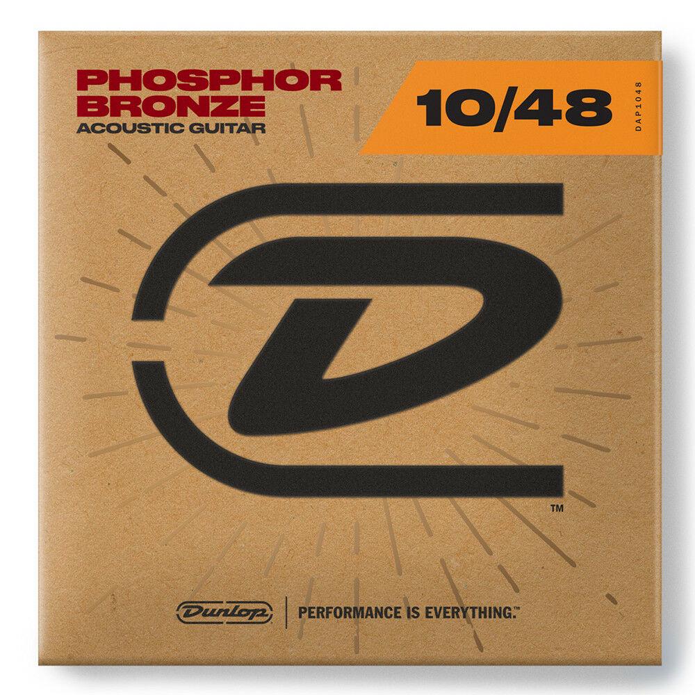 Струны для гитары Dunlop DAP1048 Phosphor Bronze Acoustic 10-48 Extra Light - фото 1