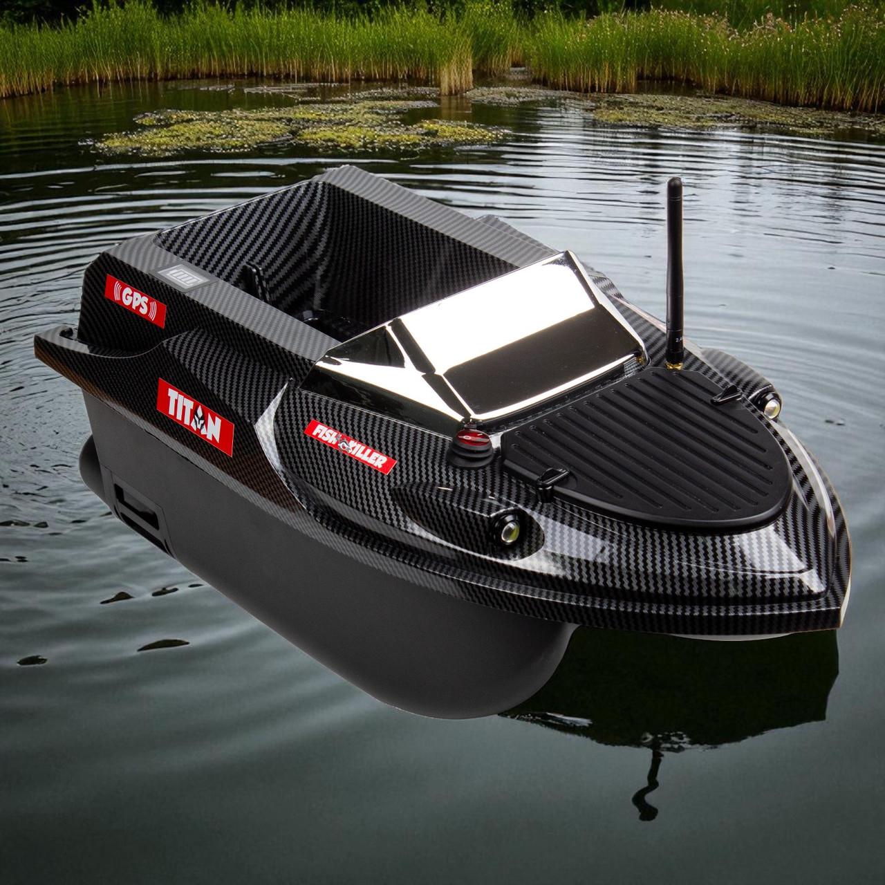 Човник короповий для завозу підгодовування Fish Killer Titan ехолот автопілот з GPS на 180 пікселів до 3 кг до 800 м (2667664518) - фото 8